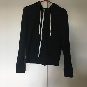 Black zip up sweater from H&M